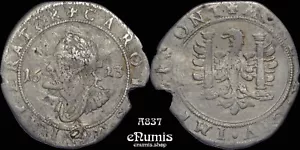 FRANCIA, Besancón, Carlos V, 2 centavos 1/4 Teston 1623, bonito - Imagen 1 de 4