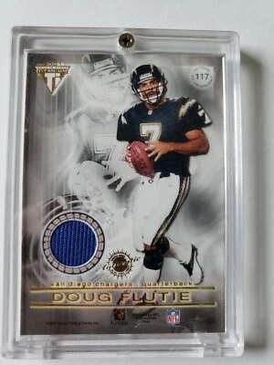 2001 Titanium Doug Flutie, Curtis Conway Dual Two Sided Game Used Jersey - Image 1 of 2