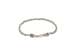 Bracciale King catena reale fatto a mano in vero argento d=2 mm lunghezza 200 mm X-A-14 - Foto 1 di 7