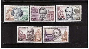 1963 series sellos nuevos sin charnela Francia YVERT 1382 AL 1386 MNH ** - Imagen 1 de 1