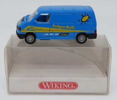 WIKING Ho 1/87 Volkswagen T4 Transporter Erdgas Bulli Gas #2950325 IN Box - Immagine 1 di 4
