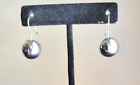 Ericks Sterling Silver 14 Mm Size Bead Hook Earrings Taxco925