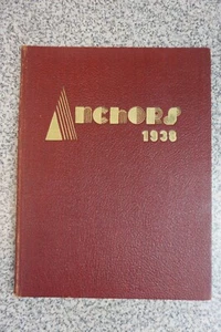 1938 Arlington High School Anchors Yearbook Poughkeepsie New York - Picture 1 of 11
