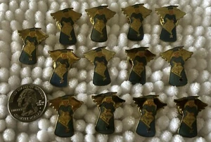 Lot of 13 Graduation Diploma Good Luck Guardian Angels Pins Pinbacks #34397 - Picture 1 of 3