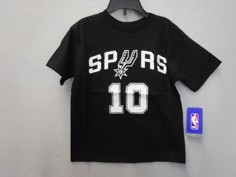 BOYS SIZE SMALL 6/7 NBA SPURS DEMAR DEROZAN TEAM TSHIRT BLACK S/S NEW #20865 Cover