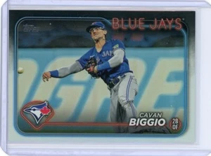2024 Topps Series 1 Foil  Parallel #47 Cavan Biggio, Toronto Blue Jays - Picture 1 of 3
