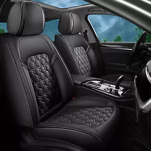 PU Leather Car Front&Rear For Nissan Rogue 2010-2024 Seat Cover Full Set 5-Seats - Picture 1 of 10