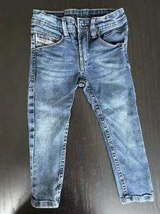 Designer Diesel Toddler Boy Skinny Jeans Size 2T - Picture 1 of 7
