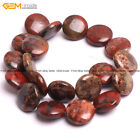 Natural Coin Assorted Stone Beads For Jewelry Making 15" Size Select 8mm-35mm