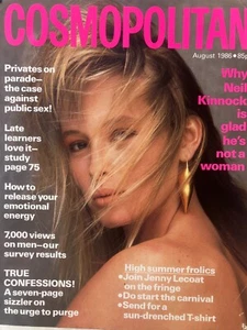 COSMOPOLITAN AUG 1986 - NEIL KINNOCK - ESTELLE - FAST LIVING - WEDDING TACKLE - Foto 1 di 1