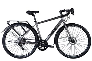 Gravelbike Fahrrad Trekking City 28" Stadt Gepäckträger Aluminium Grau RH 50 cm - Bild 1 von 6