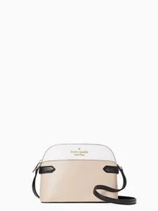 Nueva con etiquetas Bandolera Kate Spade Staci Colorblock Cúpula Beige Cálido Multi WKR00643 Clásico - Imagen 1 de 3