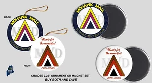 MOHAWK MALL Ornament / Magnet Set - Collectible Vintage Defunct Dead Mall NY - Picture 1 of 1