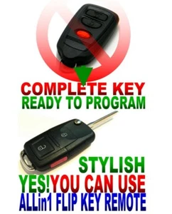 EURO STYLE FLIP REMOTE FOR ISUZU HYQ1512R KEYLESS ENTRY CLICKER ALARM FOB #3HOD - Picture 1 of 5