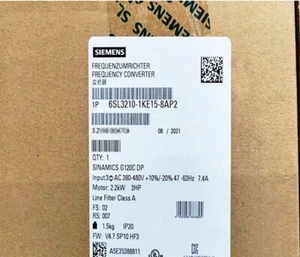 6SL3210-1KE15-8AP2 New Siemens G120C Frequency Converter 6SL3210-1KE15-8AP2 IPCS - Picture 1 of 4