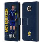 Official Scotland National Team Players Leather Book Case For Motorola Phones