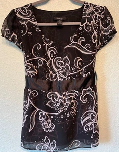 NWT STYLE & CO SHORT SLEEVE TOP - SIZE 8P - Picture 1 of 6