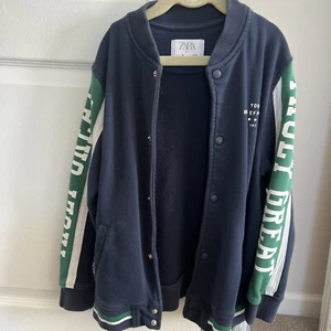Zara Active Jacket Sweater Size 8 Boys Navy - Picture 1 of 6