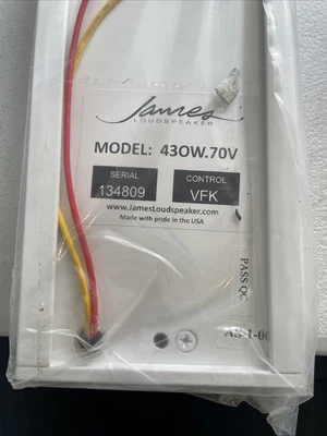 Altavoz James Modelo: 430W 70V Foto 1 de 4