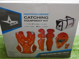 All-Star Fastpitch Series Softball Catcher's Kit Medium 13.5" Royal Blue New - Picture 1 of 5