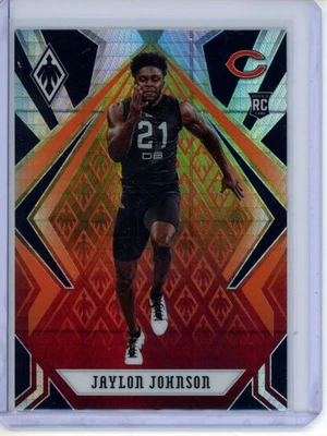 2020 Panini Phoenix - #164 Jaylon Johnson (RC) Fire Burst Rookies Chicago Bears - Image 1 of 2