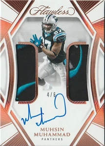Muhsin Muhammad 2024 Flawless Logo Patch On Card Auto #DPA-MMD Football #/6 - Bild 1 von 2