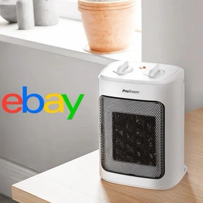 termoventilatore calore riscaldamento in ceramica 2000 W  bianco Mini Pro Breeze - Immagine 1 di 4