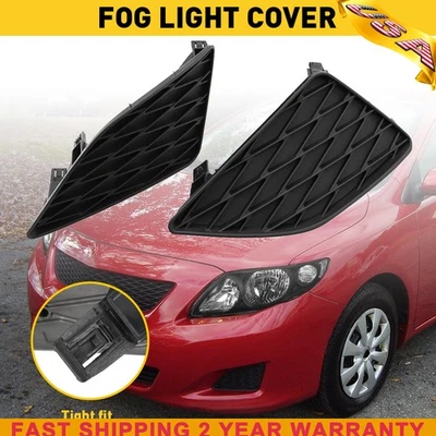 2 peças para Toyota 2009-2010 dianteiro Corolla furo farol de neblina tampa 8148102090 - Imagem 1 de 4