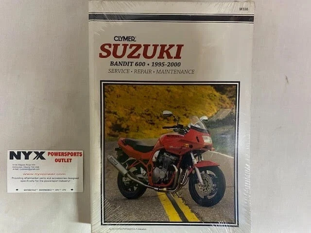 M338 1995-2000 Suzuki GSF600 Bandit CLYMER MANUAL SUZUKI GSF600 BANDIT 95-00 Foto 1 de 1