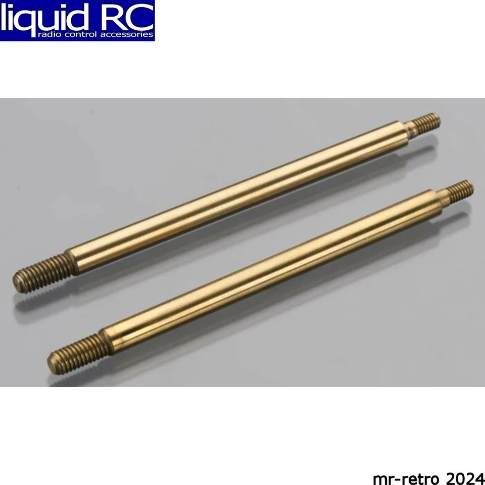 Tekno RC 6017T Shock Shafts w/ TiNi coat rear steel 2pcs :EB48 - Image 1 of 1