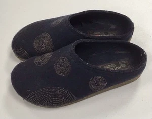 HAFLINGER - CUORICINI NAVY CLOG SWIRL PATTERN 40 🩵 - Bild 1 von 6