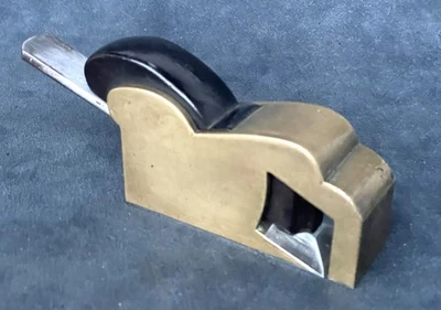 Vintage Bull Nose Plane Brass And Steel Un-named But Norris / Spiers Style - Image 1 of 4