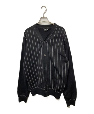 Cárdigan de punto a rayas COMME des GARCONS HOMME DEUX Talla: L Negro Hombre DK-N506 Foto 1 de 4