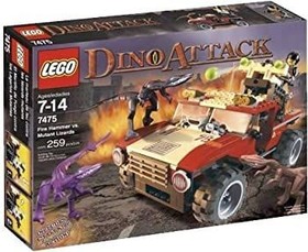 [Used] LEGO Dino Attack Moltres Hammer vs. Mutant Charmeleon 7475