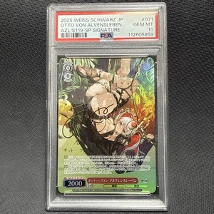PSA10 Weiss Schwarz Signed Otto Foil Azur Lane vol.2 AZL/S119-071 SP SP JP - Picture 1 of 2