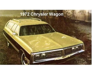1972 Chrysler Wagon  Auto Car Refrigerator  / Tool Box Magnet - Picture 1 of 1