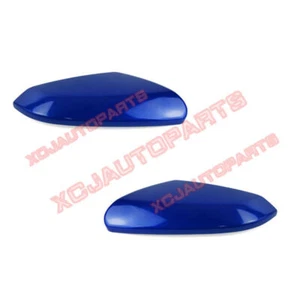 👉 Left+Right Blue Rearview Mirror Cover Upper Trim For Honda Civic 2016-2021 - Foto 1 di 1