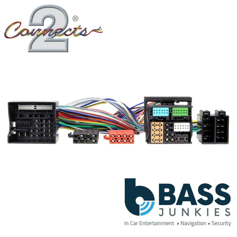 Connects2 CT10VW02 Volkswagen Parrot SOT T-Harness Wiring ISO Lead - Image 1 of 1