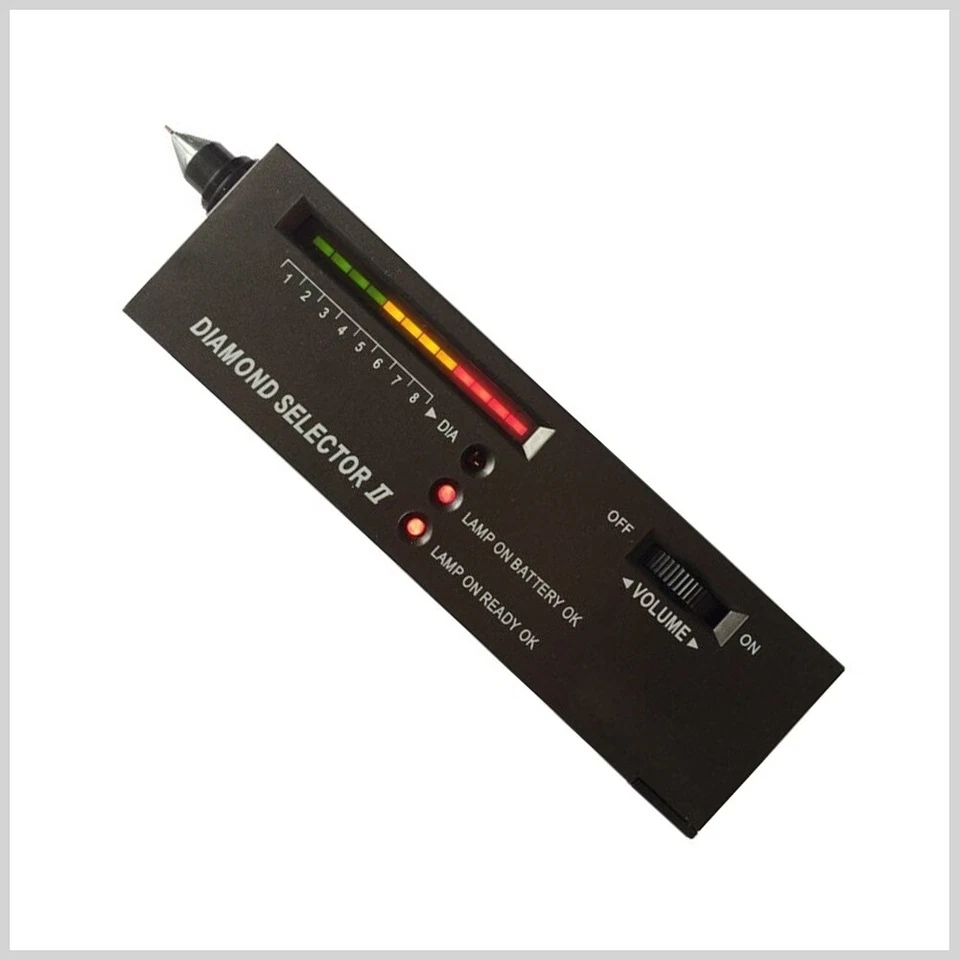 MISURATORE ELETTRONICO LED TESTER DIAMANTI ZAFFIRI RUBINO CRISTALLO AGATA GIADA - Immagine 1 di 1