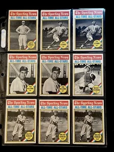 1976 Topps Baseball “14“ Cards, The Sporting News All Time All-Stars - Picture 1 of 24