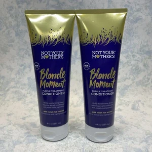 Not Your Mothers Blonde Moment Purple Treatment Conditioner 8oz - Lot of 2 - Picture 1 of 4