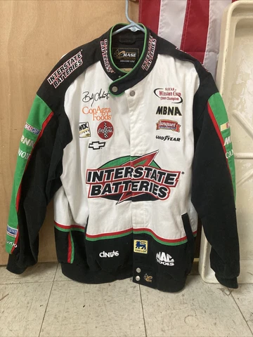 Vintage Chase Authentics Drivers Line Bobby Labonte NASCAR Racing Jacket XL Cover