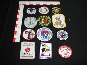 Vintage Schulaufnäher 12 Aufnäher in diesem Set - Bild 1 von 6