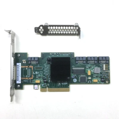 LSI 9212-4i SAS 6GB 4-port RAID STORAGE CONTROLLER CARD 0/1/1E/10 - Image 1 of 4