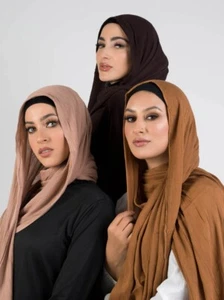 Premium RAYÓN Damas Maxi Bufanda Larga Algodón Deshilachado Alta Calidad Chal Envoltura de Hijab - Imagen 1 de 34