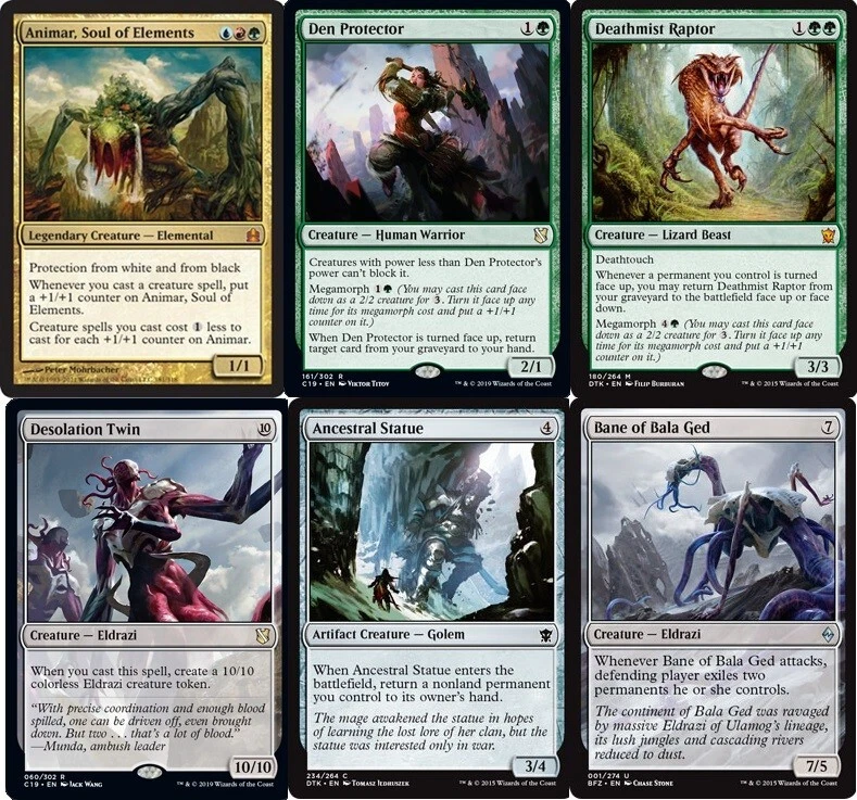 Custom Commander Deck - Animar, Soul of Elements - Eldrazi Morph - EDH Magic  NM - Image 1 of 1