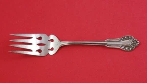 Rosebud by SSMC-Saart Sterling Silver Salad Fork Pierced 6" Flatware Heirloom - Picture 1 of 2