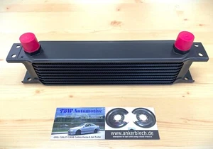 universal ÖLKÜHLER 9 Reihen *NEU* Netz 250x65mm Dash10 AN10 oil cooler schwarz - Bild 1 von 7
