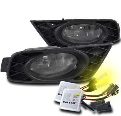 PARA 08-09 HONDA ODYSSEY PARACHOQUES DELANTERO FAROS ANTINIEBLA HUMO CON 3K XENÓN OCULTO + BISEL Foto 1 de 4