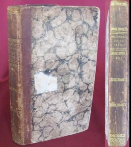 1771 ANTIQUE ITALIAN ANNONIMOUS SCHOOL DICTIONARY w/WATERMARKED PAPER RARE - Picture 1 of 10